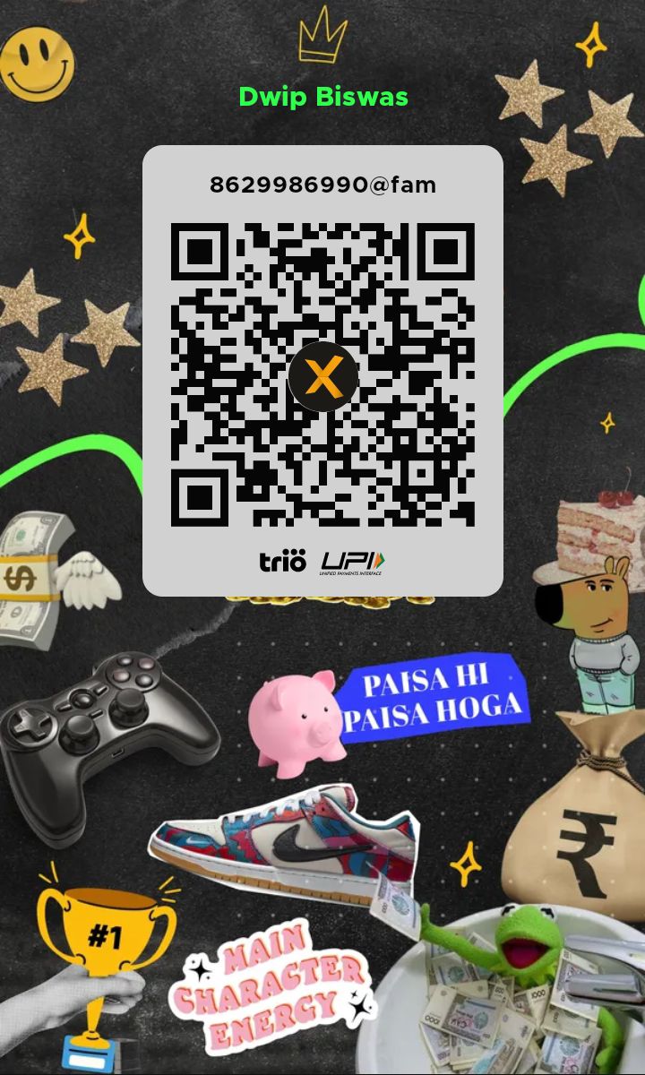 Scan to Pay Dwip Biswas